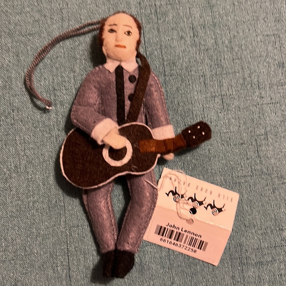 John Lennon Felt Ornament - Handmade in Kyrgyzstan